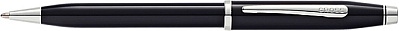 Шариковая ручка Cross Century II. Цвет - черный. (Черный)