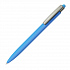 ELLE SOFT, ручка шариковая,  голубой, металл, синие чернила - Фото 1
