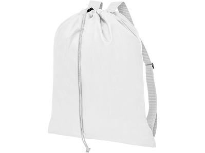 Рюкзак Lerу с парусиновыми лямками (Белый)