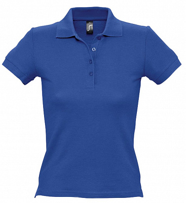 Рубашка поло женская People 210, ярко-синяя (royal) (Синий)