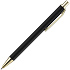 Ручка шариковая Lobby Soft Touch Gold, черная - Фото 3