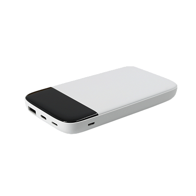 Внешний аккумулятор Bplanner Power 3 ST, софт-тач, 10000 mAh (Белый) (Белый)