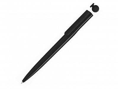 Ручка шариковая из переработанного пластика Recycled Pet Pen switch (Черный)