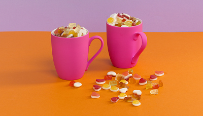 Кружка "Trend", покрытие soft touch, фуксия