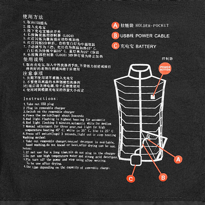 Жилет с подогревом Thermalli Zermatt, черный