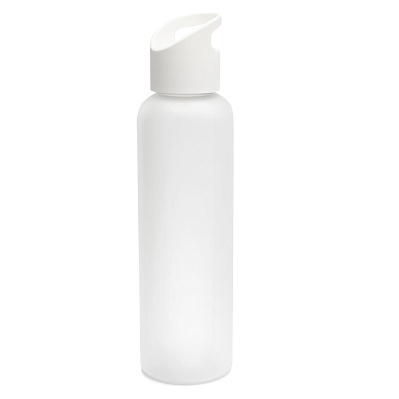 Бутылка пластиковая для воды Sportes (матовая), белая (Белый)