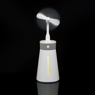 Увлажнитель воздуха с вентилятором и лампой airCan  (Белый)