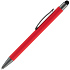 Ручка шариковая Atento Soft Touch со стилусом, красная - Фото 2