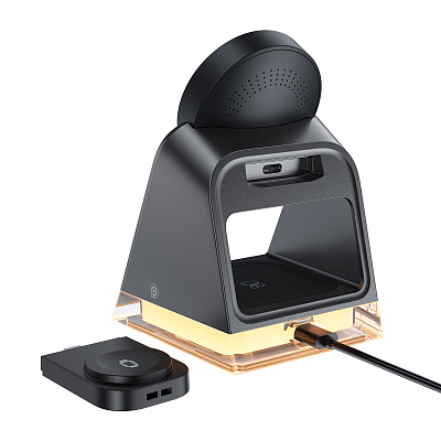 Беспроводное ЗУ ACEFAST E17 desktop 3-in-1 wireless charging holder