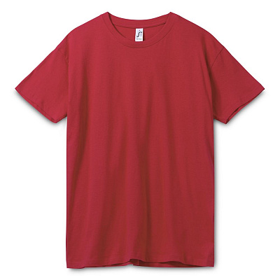 Футболка унисекс Regent 150, кобальт (темно-синяя) (Вишневый)