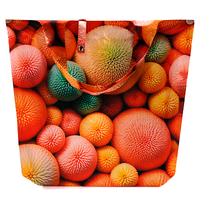 Сумка для покупок Лайт с полноцветной печатью, размер L (Мультиколор)