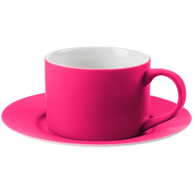 Чайная пара Best Morning, ярко-розовая (фуксия) (Фуксия)