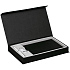 Коробка Horizon Magnet с ложементом под ежедневник, флешку и ручку, черная - Фото 2