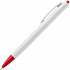Ручка шариковая Tick, белая с красным - Фото 2