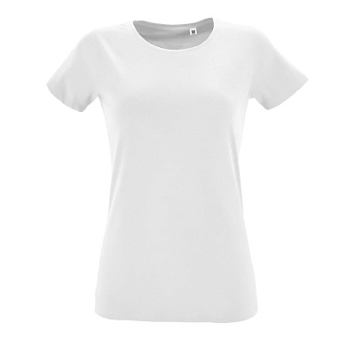 Футболка женская Regent Fit Women, синий меланж (Белый)