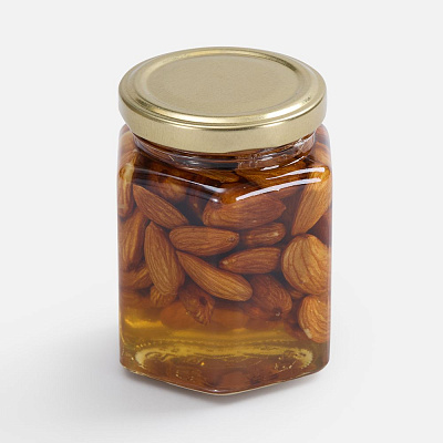 Мед Allnutty с миндалем Мед Allnutty с миндалем