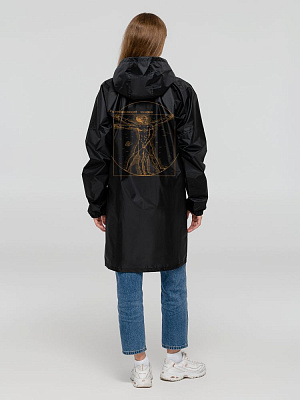 Дождевик «Ветровеанский человек», черный (Чёрный)