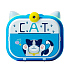 Детская камера c печатью фотографий Kid Joy Cat Print Cam P13, голубой - Фото 1