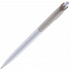Ручка шариковая Bento, белая с серым - Фото 3