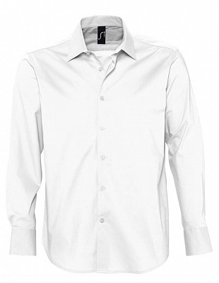 Рубашка мужская с длинным рукавом Brighton, белая (Белый)