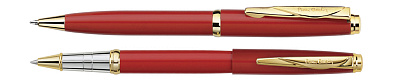 Набор Pierre Cardin PEN&PEN: ручка шариковая + роллер. Цвет - красный.Упаковка Е. (Красный)