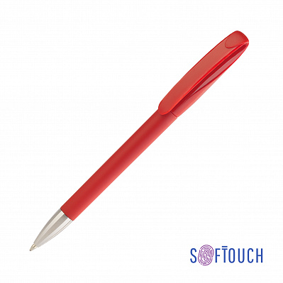 Ручка шариковая BOA SOFTTOUCH M, покрытие soft touch  (Красный)