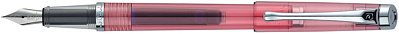 Ручка перьевая Pierre Cardin I-SHARE. Цвет - коралловый прозрачный.Упаковка Е-2. (Красный)