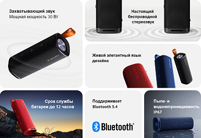 Портативная колонка Xiaomi Sound Outdoor 30W, синий