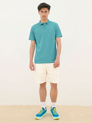 Рубашка поло унисекс Pitcher, черная