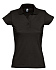 Рубашка поло женская Prescott Women 170, черная - Фото 1