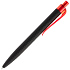 Ручка шариковая Prodir QS01 PRT-P Soft Touch, черная с красным - Фото 3