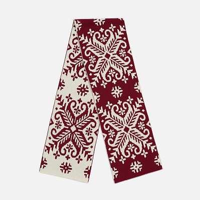 Шарф Wintertude L  с белым (Красный) Шарф Wintertude L  с белым (Красный)