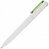 Ручка шариковая Split White Neon, белая с зеленым - Фото 3