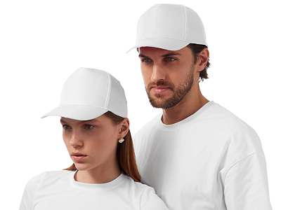 Бейсболка Poly (Белый) Бейсболка Poly (Белый)