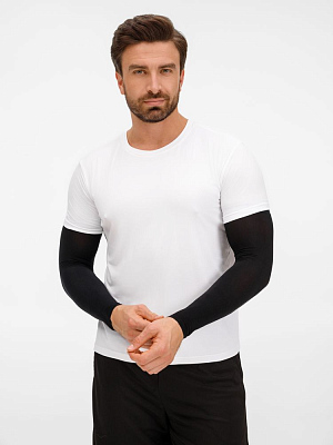 Рукава спортивные Flexor, черные (Чёрный) Рукава спортивные Flexor, черные (Чёрный)