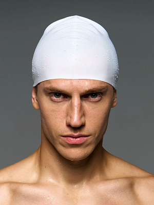 Шапочка для плавания Aquasana, белая (Белый) Шапочка для плавания Aquasana, белая (Белый)