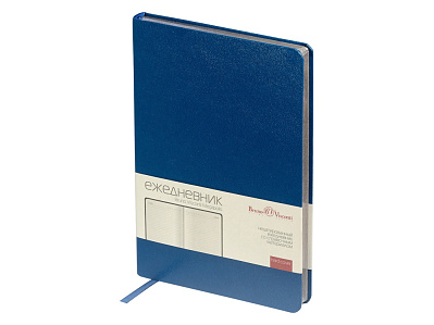 Ежедневник недатированный А5 Megapolis (Синий/серебристый) Ежедневник недатированный А5 Megapolis (Синий/серебристый)