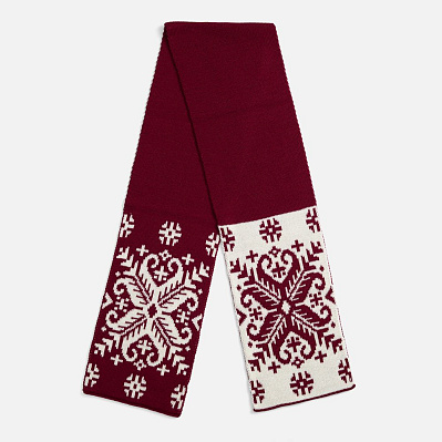 Шарф Wintertude M  с белым (Красный) Шарф Wintertude M  с белым (Красный)