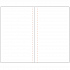 Бизнес-блокнот "URBAN", 130 × 210 мм,  серый,   мягкая обложка,  блок-линейка, тиснение - Фото 3