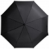 Зонт складной Floyd с кольцом, черный - Фото 3