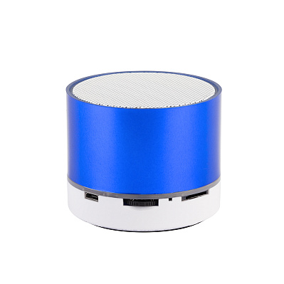 Bluetooth колонка "Party" с подсветкой логотипа  (Синий)