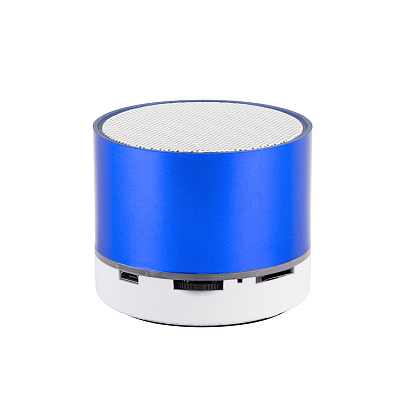Bluetooth колонка "Party" с подсветкой логотипа, синий