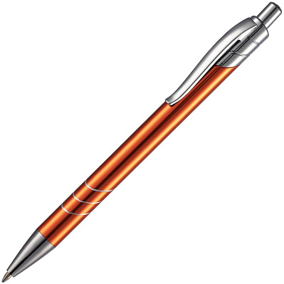 Ручка шариковая Undertone Metallic, оранжевая (Оранжевый)