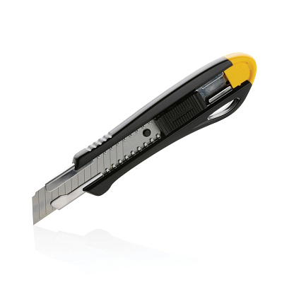 Профессиональный строительный нож из переработанного пластика RCS (Желтый;)