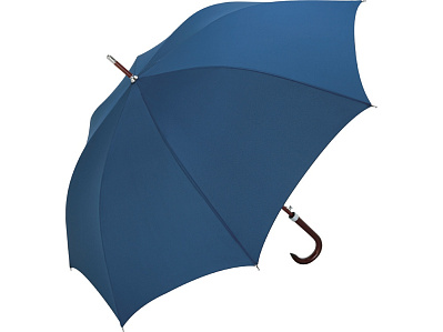 Зонт-трость Dandy с деревянной ручкой (Темно-синий Navy)