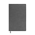 Бизнес-блокнот ALFI, A5, серый, мягкая обложка, в линейку - Фото 2