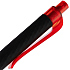 Ручка шариковая Prodir QS01 PRT-P Soft Touch, черная с красным - Фото 6