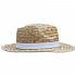 Шляпа Daydream, бежевая с белой лентой - Фото 3