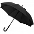 Зонт-трость Magic с проявляющимся рисунком в клетку, черный - Фото 4