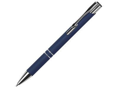 Ручка металлическая шариковая C1 soft-touch (Темно-синий)